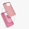 Kryt Kwmobile pro Apple iPhone 13 Mini, silikonový, růžový, 55877.212