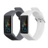Sada 2 řemínků pro Polar A360/A370, Kwmobile, šedá/bílá, silikon, 56436.03