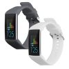 Sada 2 řemínků pro Polar A360/A370, Kwmobile, šedá/bílá, silikon, 56436.03