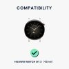 Sada 2 řemínků pro Huawei Watch GT 3 Pro (43mm)/Watch GT 3 (42mm), Kwmobile, Black/Blue, Silicone, 57109.02