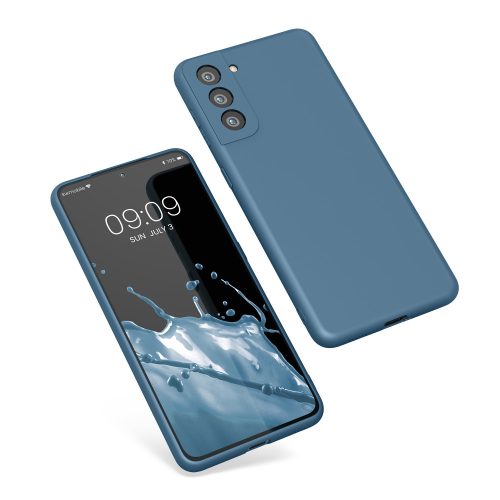 Pouzdro Kwmobile pro Samsung Galaxy S21, silikonové, zelené, 56681.57