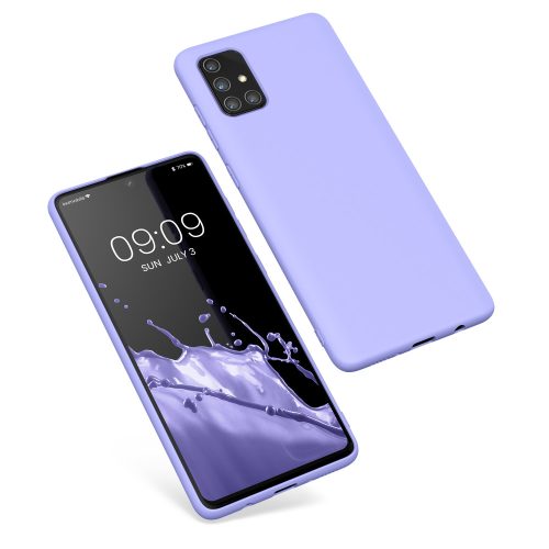 Pouzdro Kwmobile pro Samsung Galaxy A71, silikonové, modré, 57562.108