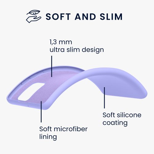 Pouzdro Kwmobile pro Samsung Galaxy A71, silikonové, modré, 57562.108