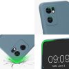 Pouzdro Kwmobile pro OPPO Find X5 Lite, silikonové, zelené, 57633.207