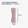 Sada 3 kroužkových držáků na telefon, Kwmobile, Multicolor, Plast, 43997.07