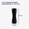 Sada 3 kroužkových držáků na telefon, Kwmobile, Multicolor, Plast, 43997.09