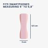 Sada 3 prstencových držáků na telefon, Kwmobile, Multicolor, Plast, 43997.08