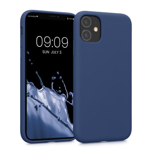 Kryt Kwmobile pro Apple iPhone 11, silikon, modrý, 50791.116