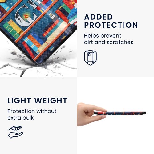 Pouzdro pro Amazon Kindle Oasis 10, Kwmobile, Multicolor, Ekologická kůže, 49417.07