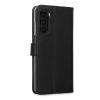 Kryt Kwmobile pro Motorola Moto G200 5G, ekokůže, černý, 57757.01