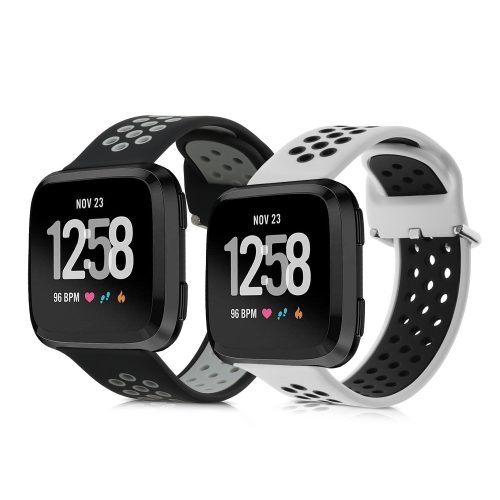 Sada 2 řemínků pro Fitbit Versa/Versa Lite/Versa 2, Kwmobile, Multicolor, Silikon, 57119.03