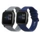 Sada 2 řemínků pro Garmin Venu Sq/Venu Sq Music, Kwmobile, modrá/šedá, silikonová, 57776.02