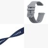 Sada 2 řemínků pro Garmin Venu Sq/Venu Sq Music, Kwmobile, modrá/šedá, silikonová, 57776.02