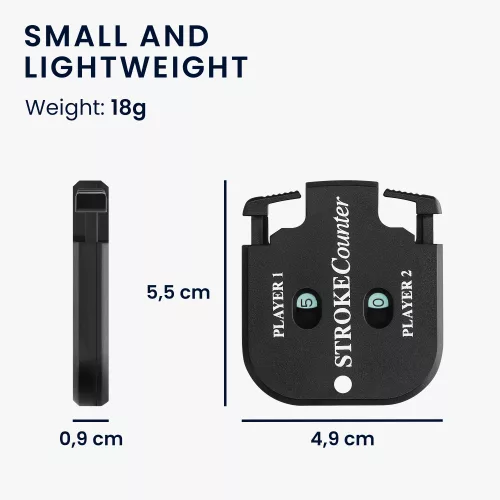 Výsledková tabulka pro golf a minigolfové hry, Kwmobile, Černá, Plast, 57894.01