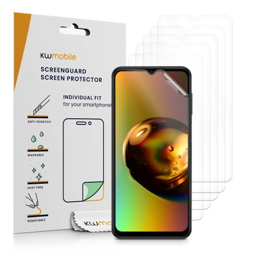 Sada 6 ks ochranných fólií Kwmobile pro Samsung Galaxy M33 5G, přední, Polymer, 57880.1