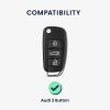 Kryt na klíče od auta pro Audi 3 Buttons, Kwmobile, Multicolor, Silikon, 55034.04