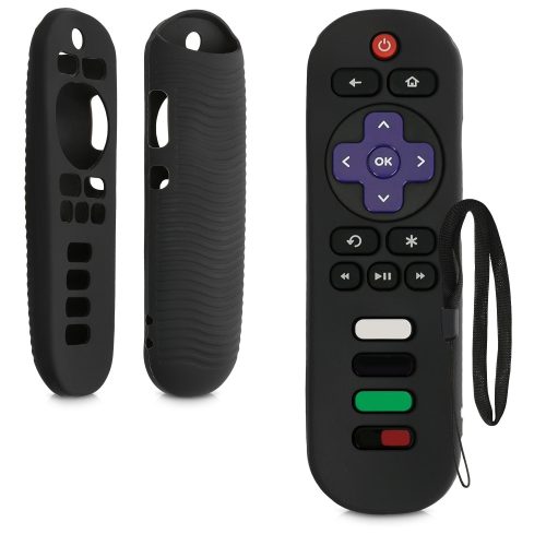 Kryt na dálkové ovládání TCL TV RC280, Kwmobile, černý, silikon, 57900.01