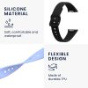 Sada 2 popruhů pro Samsung Galaxy Fit, Kwmobile, modrá/černá, silikonová, 50233.23
