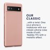 Pouzdro Kwmobile pro Google Pixel 6a, silikonové, růžové, 57960.31