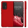 Kryt Kwmobile pro Samsung Galaxy A53 5G, silikonový, červený, 57958.36