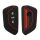Kryt na klíče od auta pro VW 3 Buttons, Kwmobile, černá/červená, silikon, 52651.08