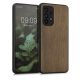 Kryt Kwmobile pro Samsung Galaxy A53 5G, dřevo, hnědý, 57997.18