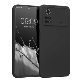   Kryt Kwmobile pro Xiaomi Poco X4 Pro 5G, silikonový, černý, 57983.47