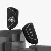 Kryt na klíče od auta pro VW 3 Buttons, Kwmobile, Black/White, Silikon, 52651.10