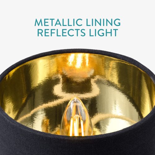 Lampa de masa Navaris, design cactus, 31 cm, dimmer integrat, priza EU, auriu, ceramica/metal