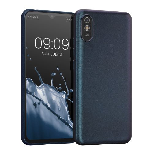 Kryt Kwmobile pro Xiaomi Redmi 9A/Redmi 9AT, silikonový, modrý, 57663.239