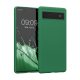 Pouzdro Kwmobile pro Google Pixel 6a, silikonové, zelené, 58053.227
