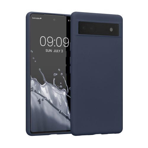 Pouzdro Kwmobile pro Google Pixel 6a, silikonové, modré, 58053.186