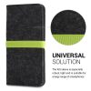 Kwmobile Universal Cover XL velikost – 6,8 palce, mikrovlákno, šedá/zelená, 58046.03
