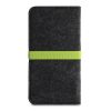 Kwmobile Universal Cover XL velikost – 6,8 palce, mikrovlákno, šedá/zelená, 58046.03