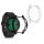 Sada 2 pouzder pro Samsung Galaxy Watch 4 (40mm), Kwmobile, černá/průhledná, silikonová, 56188.02