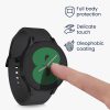 Sada 2 pouzder pro Samsung Galaxy Watch 4 (40mm), Kwmobile, černá/průhledná, silikonová, 56188.02