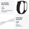 Sada 2 popruhů pro Xiaomi Mi Band 4, Kwmobile, Black/White, silikon, 49312.02