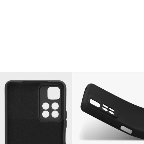 Kryt Kwmobile pro Xiaomi Redmi Note 11 Pro Plus 5G, silikonový, černý, 58097.47