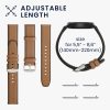 Řemínek pro Huami Amazfit Bip S/Amazfit Bip S Lite, Kwmobile, hnědá/černá, přírodní kůže, 58179.05