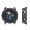 Sada 2 pouzder pro Garmin Forerunner 245/Forerunner 245 Music, Kwmobile, černá/průhledná, silikonová, 58177.02