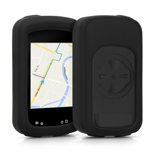 Ochranný kryt pro GPS Magene C406, Kwmobile, černý, silikon, 58166.01
