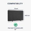 Venkovní kryt pro 32palcovou TV, Kwmobile, černý, Polyester, 58161.01