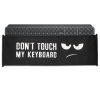 Pouzdro na klávesnici pro Logitech MX Keys Wireless, Kwmobile, Black/White, Plast, 58193.01