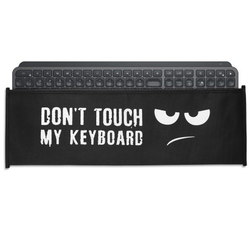 Pouzdro na klávesnici pro Logitech MX Keys Wireless, Kwmobile, Black/White, Plast, 58193.01