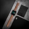 Řemínek pro Willful Smartwatch/Fitnesstracker, Kwmobile, hnědý/černý, přírodní kůže, 58186.05