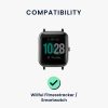 Řemínek pro Willful Smartwatch/Fitnesstracker, Kwmobile, hnědý/černý, přírodní kůže, 58186.05