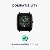Sada 2 popruhů pro Huami Amazfit Bip U/Amazfit Bip U Pro, Kwmobile, Black/Green, Silicone, 57434.04