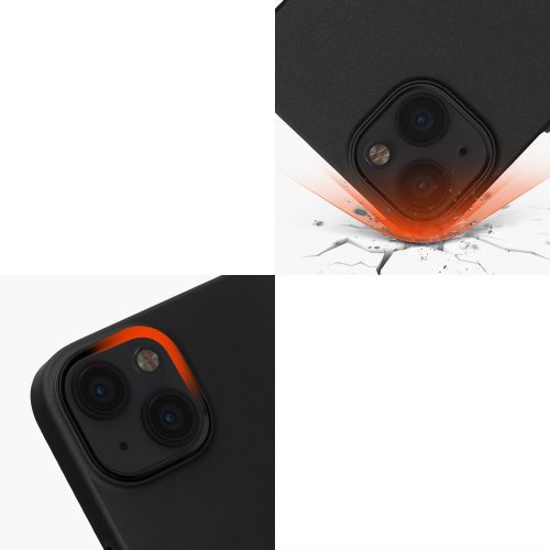 Kryt Kwmobile pro Apple iPhone 13, silikonový, černý, 58247.01