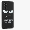 Pouzdro Kwmobile pro Samsung Galaxy A53 5G, silikonové, černo/bílé, 58241.02