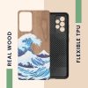 Pouzdro Kwmobile pro Samsung Galaxy A52/Galaxy A52 5G/Galaxy A52s 5G, dřevo, vícebarevné, 54354.12